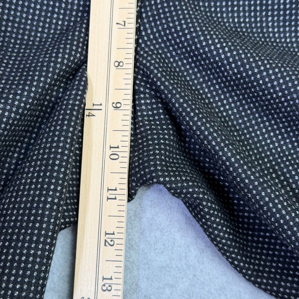 Talbots Petites Curvy Pants 2P Black Dot Wool Blend Dress Career Womens - Picture 6 of 9
